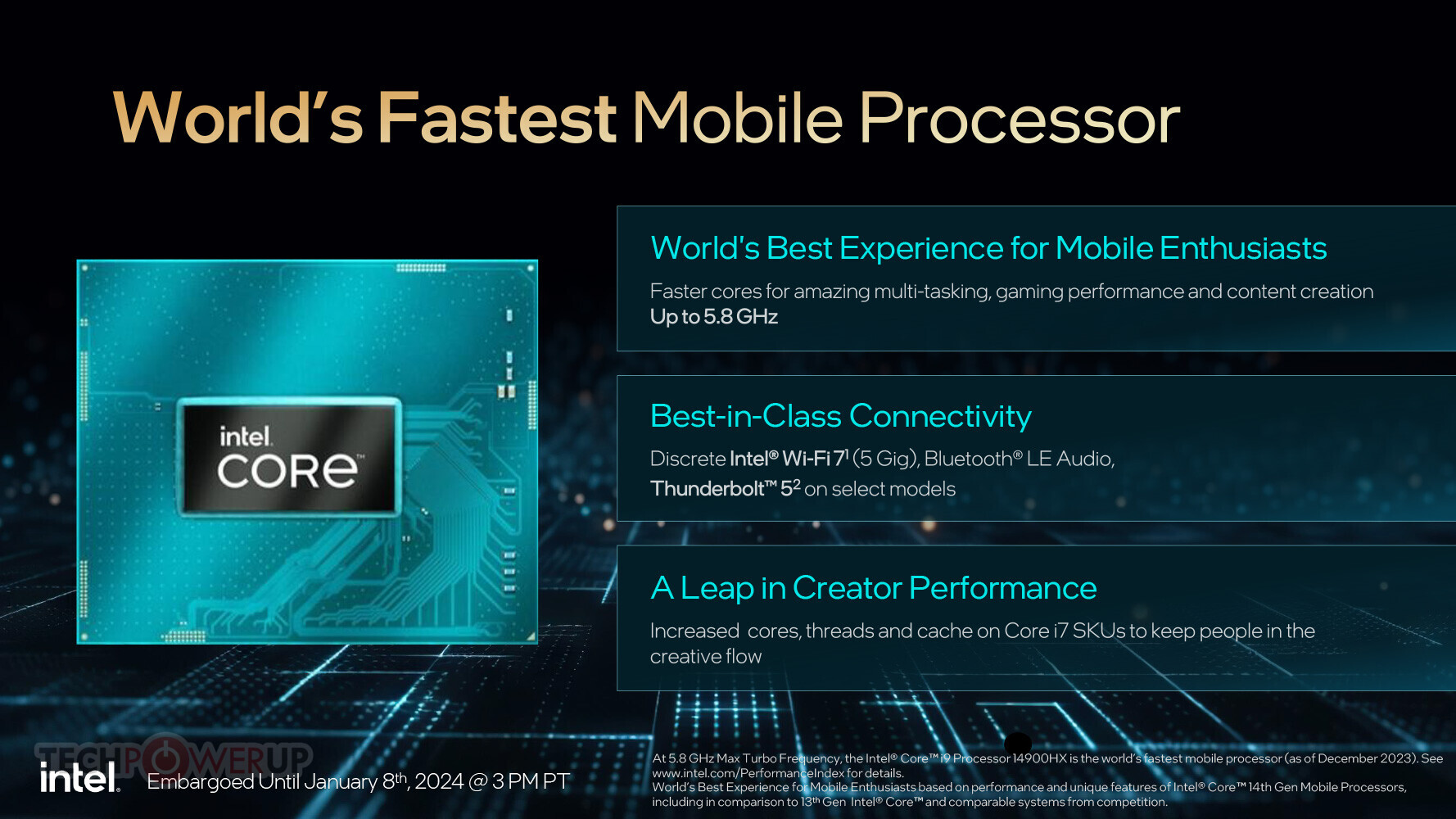 CPU Mobile Raptor Lake Refresh HX